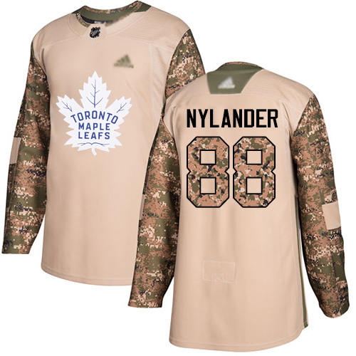 Adidas Maple Leafs #88 William Nylander Camo Authentic 2017 Veterans Day Stitched Youth NHL Jersey
